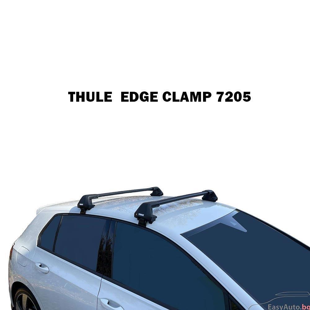 Черни напречни товарни греди Thule EDGE Black 7205 за Porsche Macan модел след 2014 година БЕЗ надлъжни греди