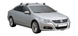 Черни супер аеродинамични греди Yakima Flush греди за Volkswagen CC модел от 2008 до 2017 година