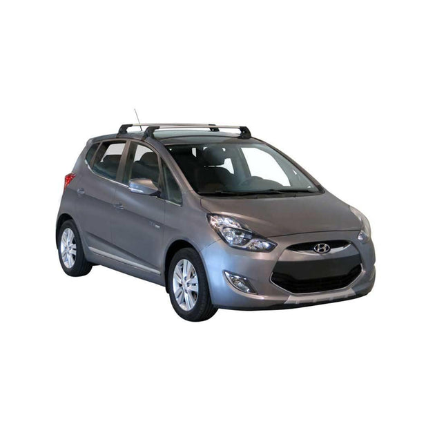 Черни супер аеродинамични греди Yakima Flush за Kia Venga и Hyundai Ix20
