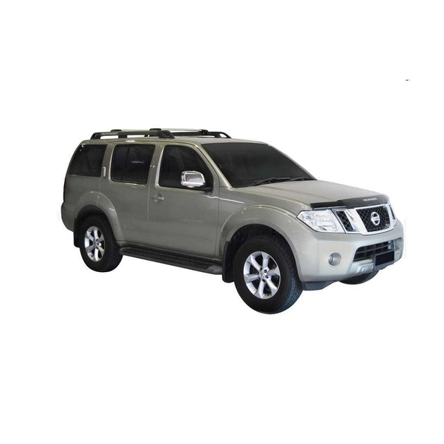 Черни супер аеродинамични греди Yakima Rail греди за Nissan Pathfinder R51 2005-2013