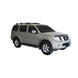 Черни супер аеродинамични греди Yakima Rail греди за Nissan Pathfinder R51 2005-2013