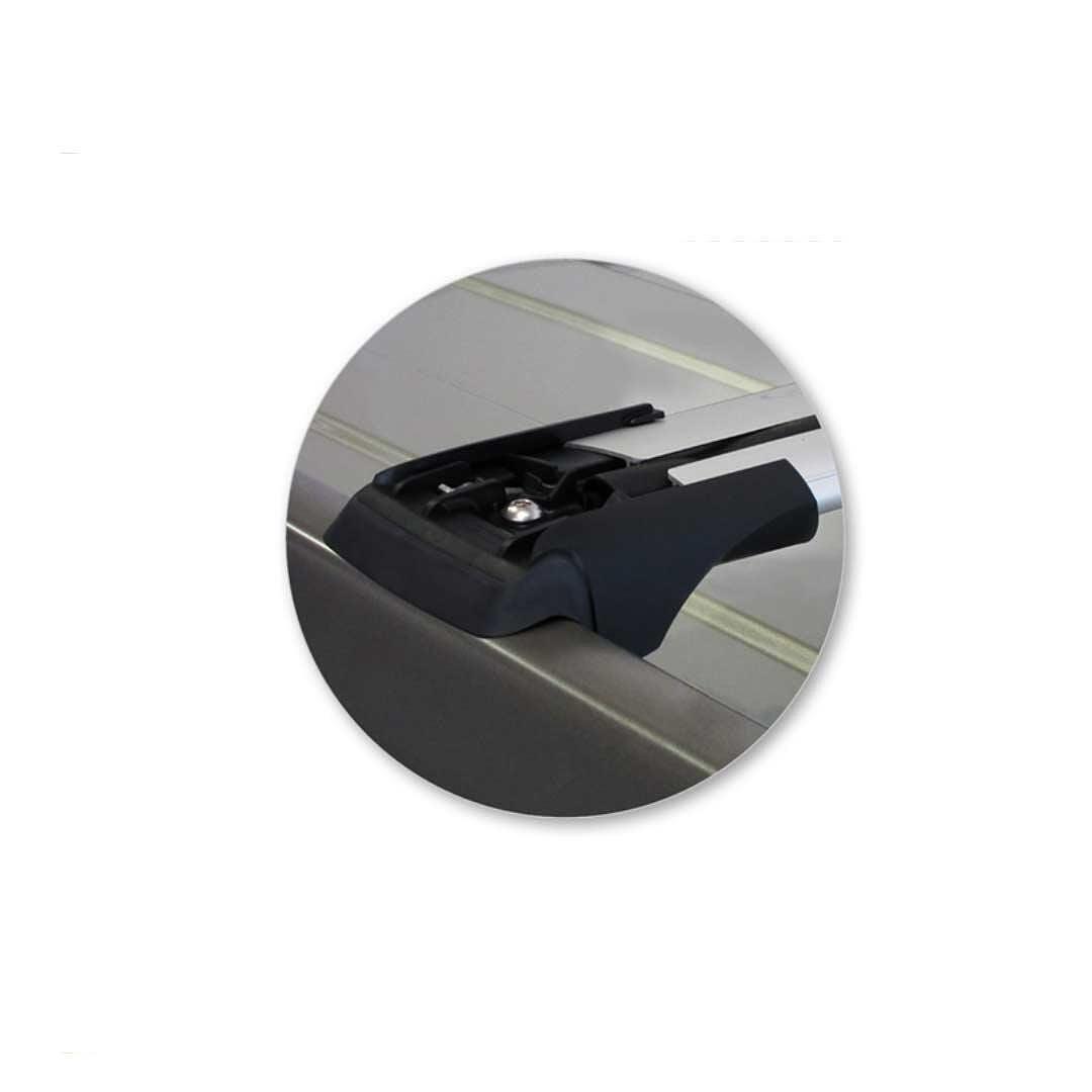 Черни супер аеродинамични греди Yakima Rail греди за Nissan Pathfinder R51 2005-2013