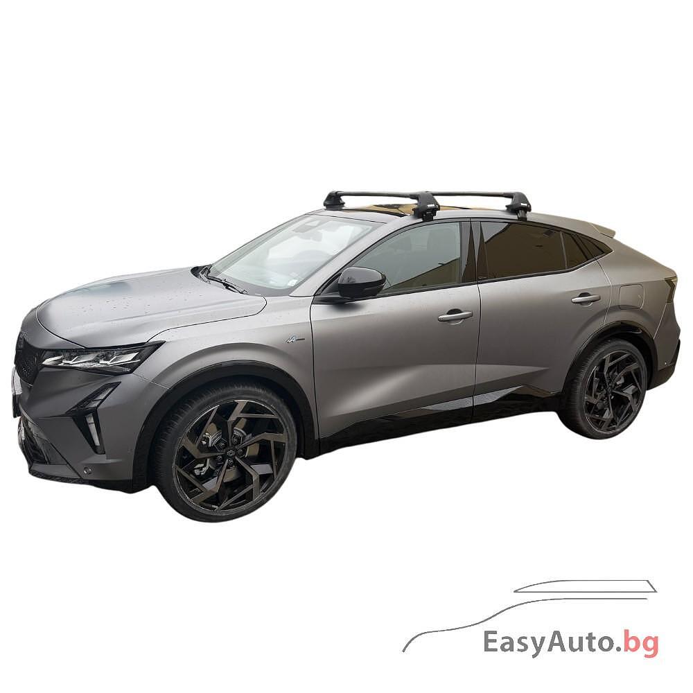 Черни товарни греди Thule EDGE 7205 Black за Renault Rafale модел БЕЗ надлъжни греди след 2024 година