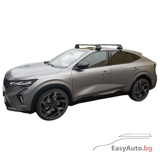 Черни товарни греди Thule EDGE 7205 Black за Renault Rafale модел БЕЗ надлъжни греди след 2024 година