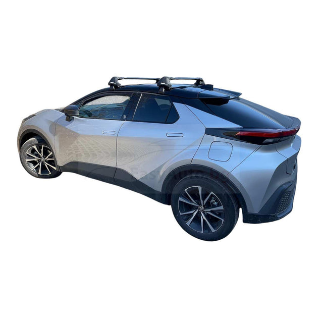 Черни товарни греди Thule EDGE 7205 Black за Toyota CH-R модел БЕЗ надлъжни греди от 2024 година нагоре