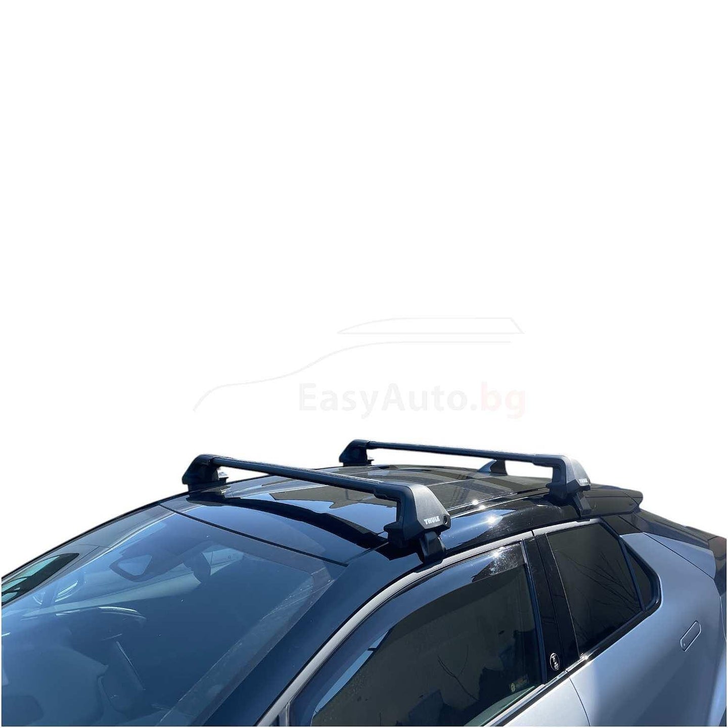 Черни товарни греди Thule EDGE 7205 Black за Toyota CH-R модел БЕЗ надлъжни греди от 2024 година нагоре