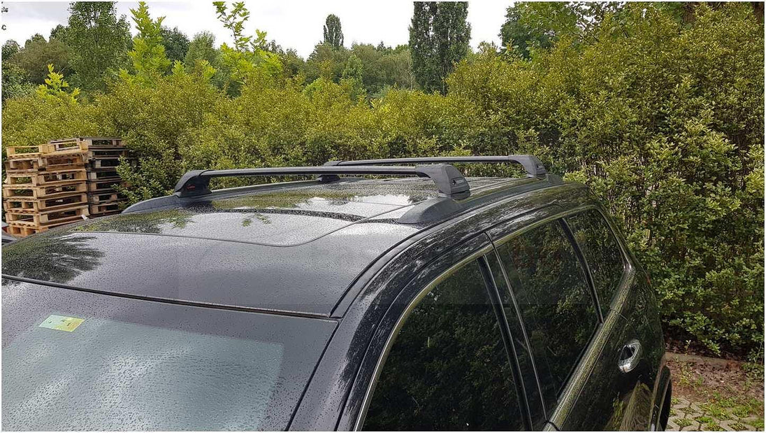 Черни товарни греди Yakima Flush за Jeep Grand Cherokee модел от 2011 година и нагоре