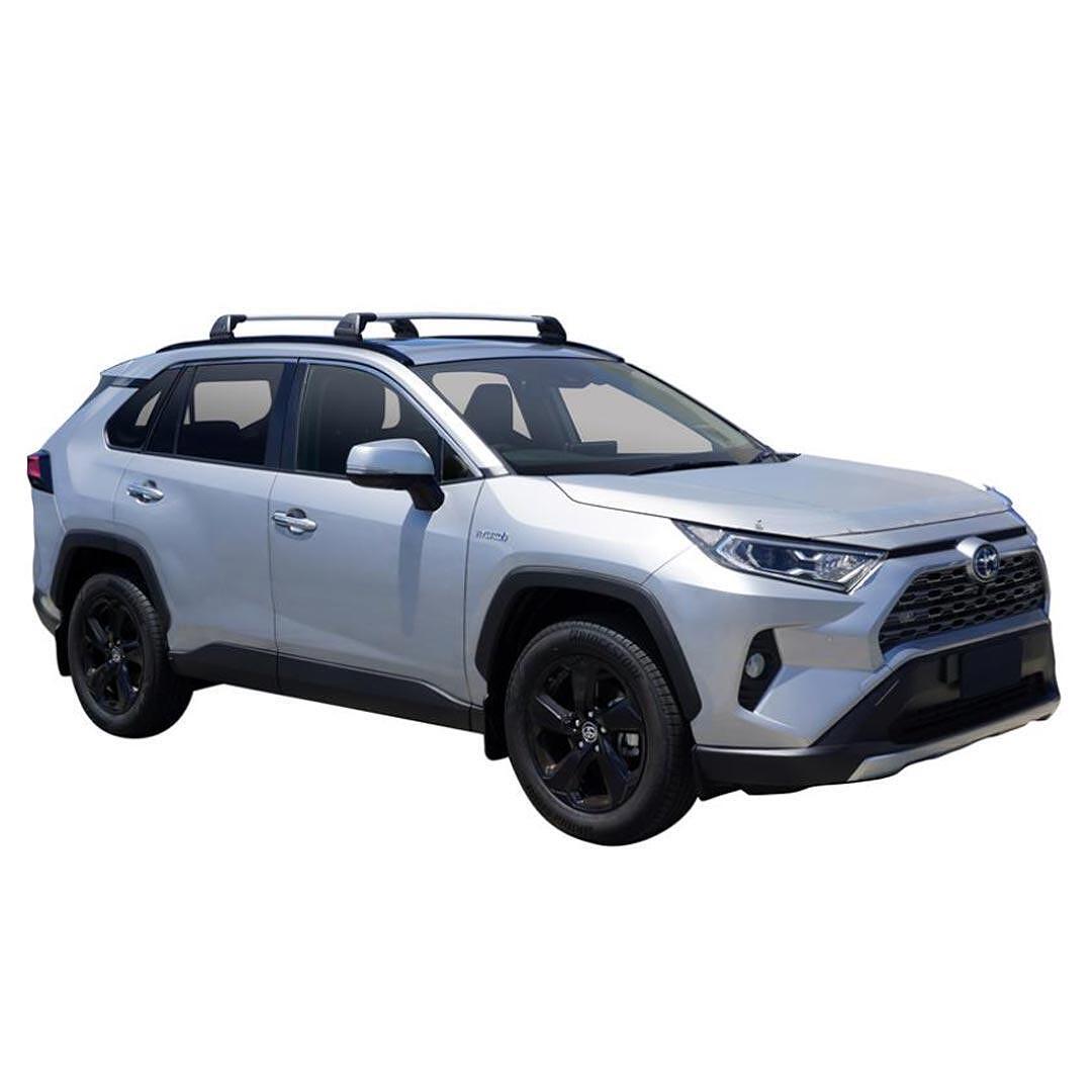 Черни товарни греди Yakima Flush за Toyota Rav 4 модел от 2019 година и нагоре