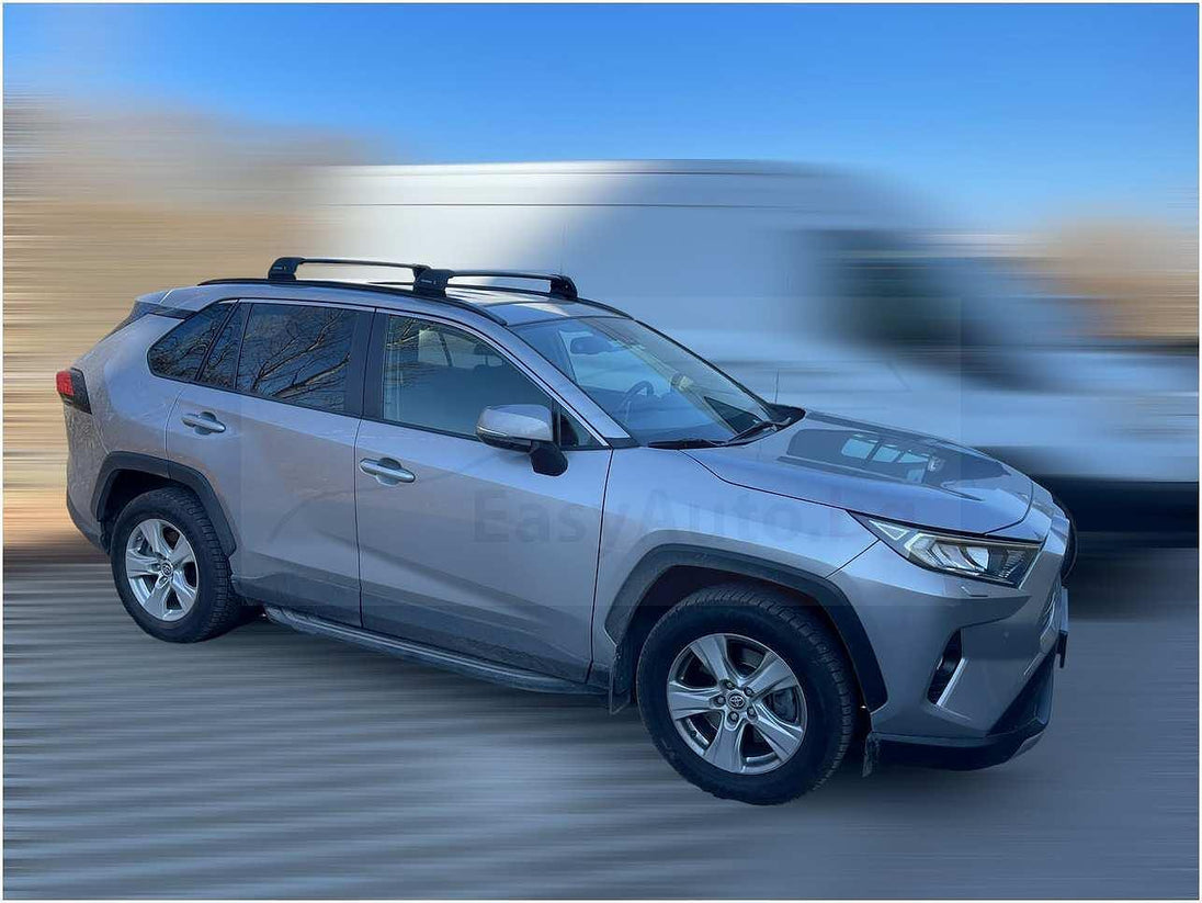 Черни товарни греди Yakima Flush за Toyota Rav 4 модел от 2019 година и нагоре