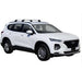 Черни Yakima Flush греди за Hyundai Santa Fe след 2019 година с вградени надлъжни греди