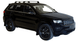 Черни Yakima Flush греди за Jeep Grand Cherokee SRT8 / Blackhawk от 2011 до 2021 година с вградени надлъжни греди