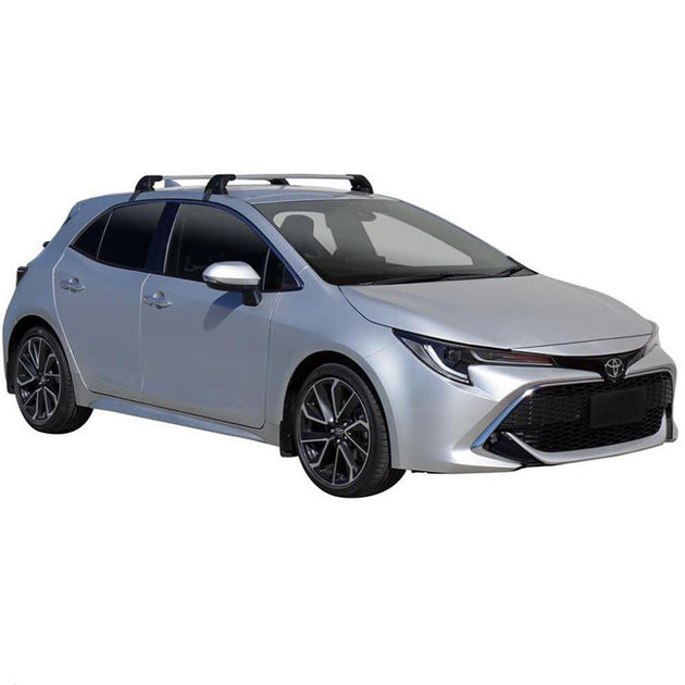 Черни Yakima Flush греди за Toyota Corolla Хечбек след 2019 година