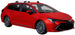 Черни Yakima Flush греди за Toyota Corolla Комби след 2019 година с вградени надлъжни греди