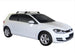 Черни Yakima Flush греди за VW GOLF 7 Hatchback с 3 врати от 2012 до 2020 година