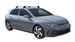 Черни Yakima Flush греди за VW Golf 8 Hatchback модел с 5 врати след 2021 година