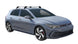 Черни Yakima Flush греди за VW Golf 8 Hatchback модел с 5 врати след 2021 година
