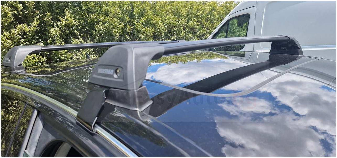 Черни Yakima Flush за Audi A8 (къса база) модел от 2010 до 2017 година