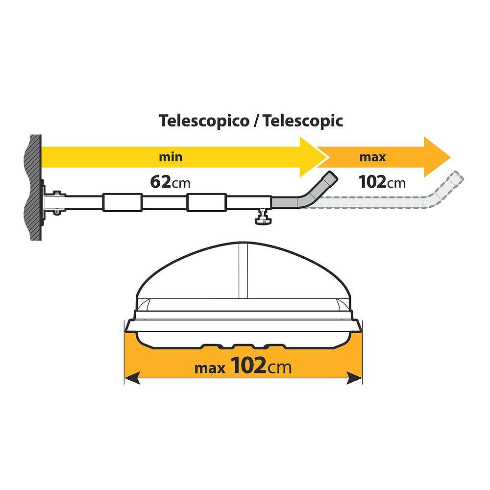 Чифт стенна стойка за Автобокс