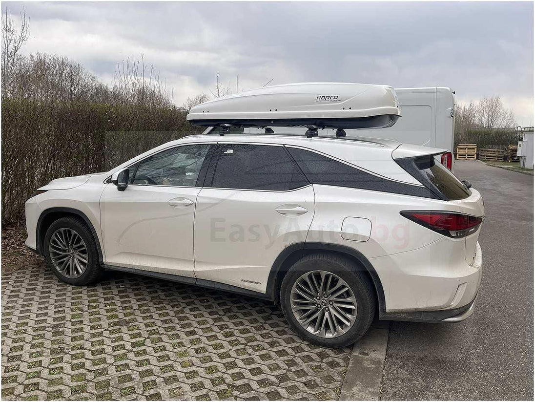 Автобокс Hapro Traxer 8.6 бял гланц 530 литра