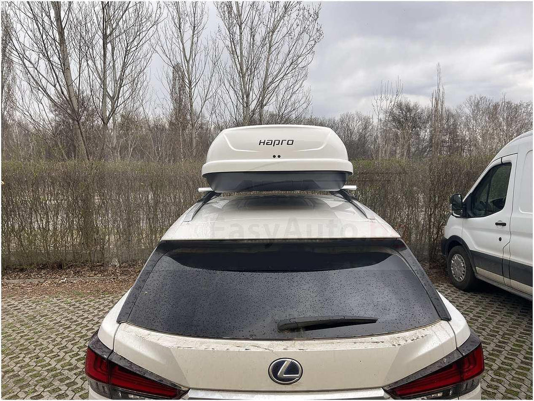 Автобокс Hapro Traxer 8.6 бял гланц 530 литра