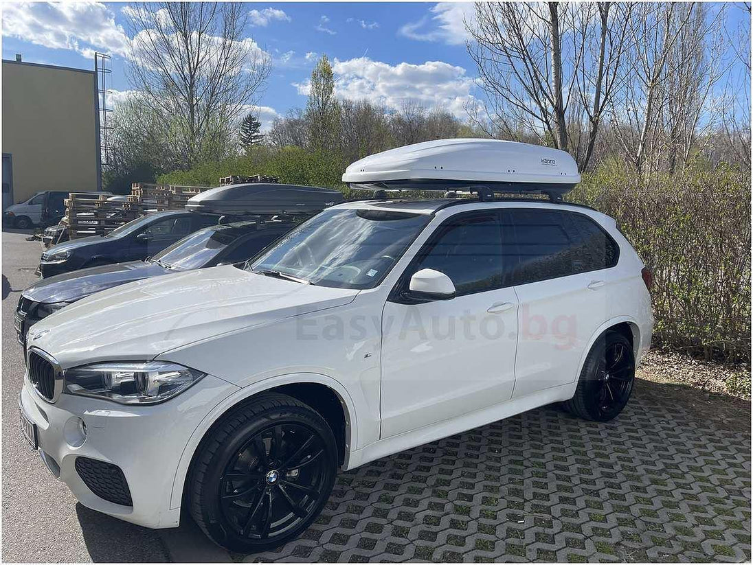 Автобокс Hapro Traxer 8.6 бял гланц 530 литра