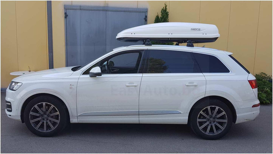 Автобокс Hapro Traxer 8.6 бял гланц 530 литра
