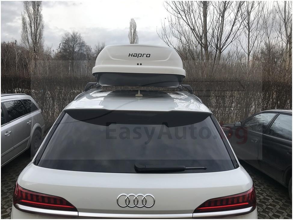 Автобокс Hapro Traxer 8.6 бял гланц 530 литра