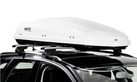 Автобокс Hapro Traxer 8.6 бял гланц 530 литра