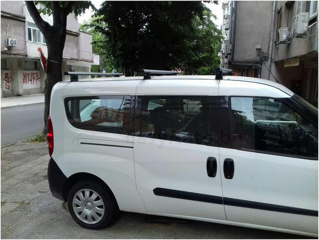 Комплект 3 броя Алуминиеви Kargo Plus греди за Fiat Doblo след 2010 година и Opel Combo модел след 2012 до 2018 година