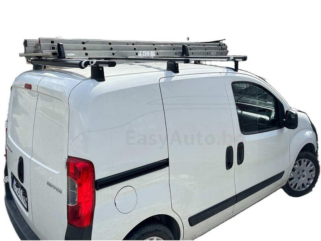 Комплект от 3 броя алуминиеви товарни греди Nordrive Kargo Plus за Peugeot Bipper, Citroen Nemo, Fiat Qubo и Fiat Fiorino модели без надлъжни греди