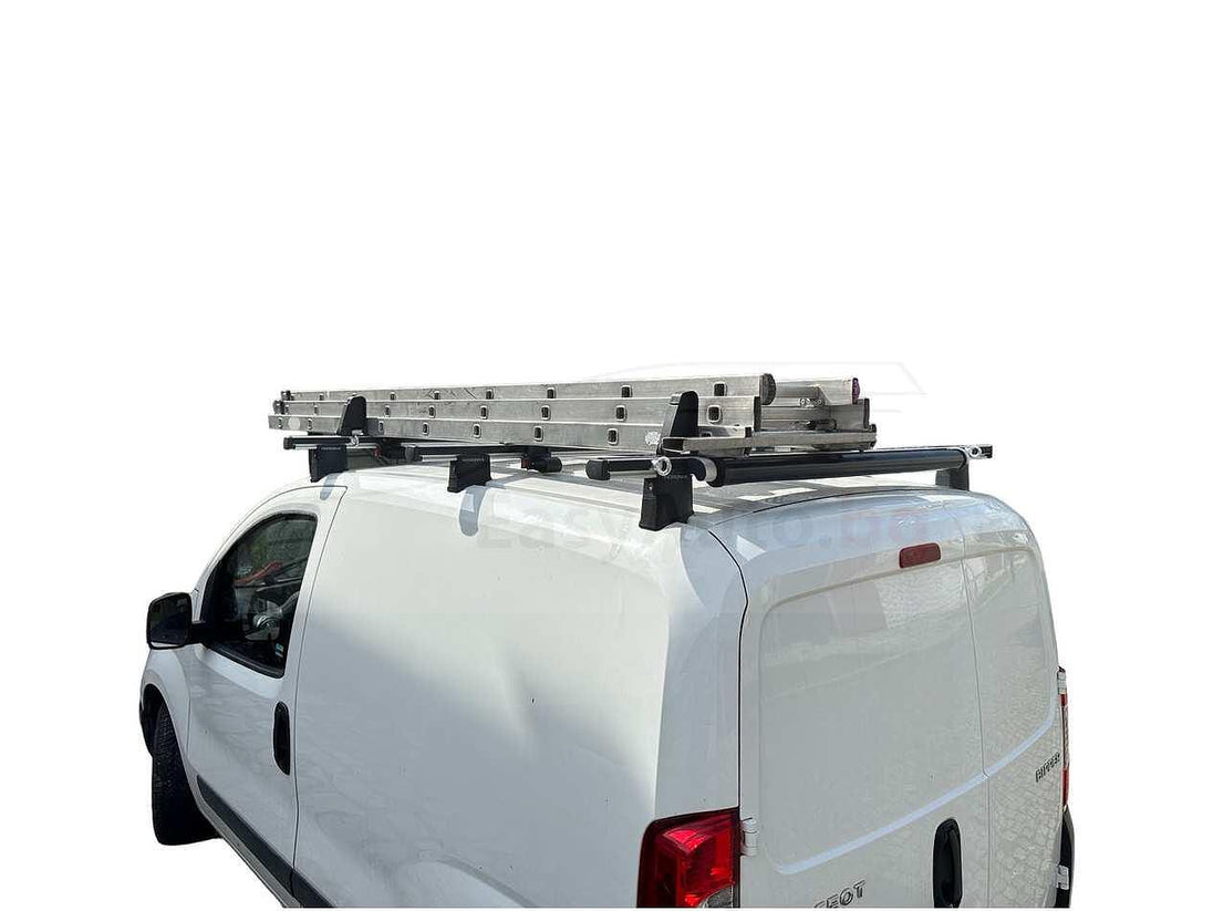 Комплект от 3 броя алуминиеви товарни греди Nordrive Kargo Plus за Peugeot Bipper, Citroen Nemo, Fiat Qubo и Fiat Fiorino модели без надлъжни греди