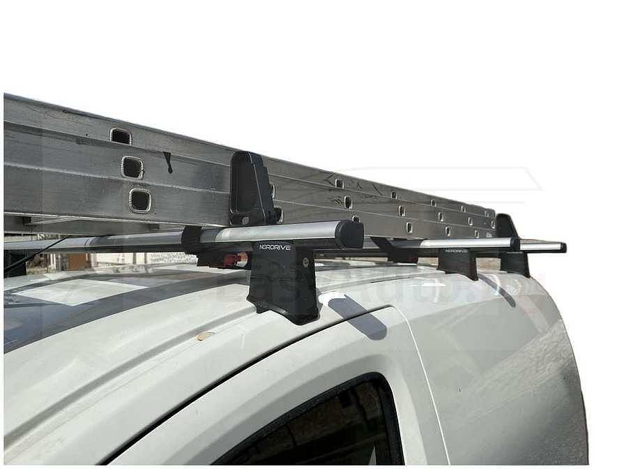Комплект от 3 броя алуминиеви товарни греди Nordrive Kargo Plus за Peugeot Bipper, Citroen Nemo, Fiat Qubo и Fiat Fiorino модели без надлъжни греди