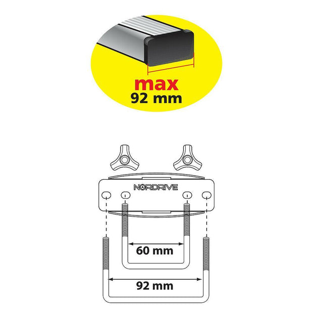 Комплект захвати за автобокс Nordrive U-Bolt