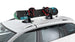 Магнитен багажник Fabbri Elisse Ski & Board за 2 борда или 2 чифта ски