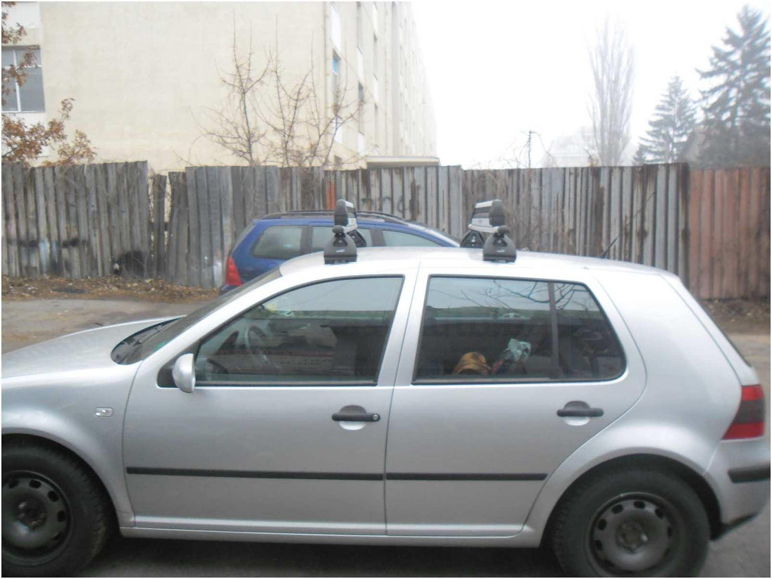 Напречни греди Hakr Alu Silver за VW Golf 4 Хечбек с 5 врати и VW Bora седан