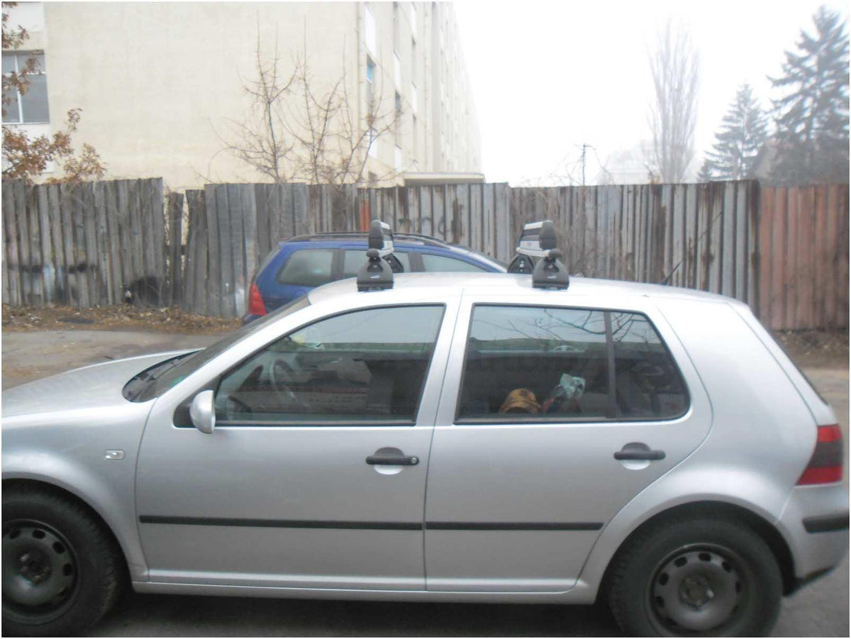 Напречни греди Hakr Alu Silver за VW Golf 4 Хечбек с 5 врати и VW Bora седан