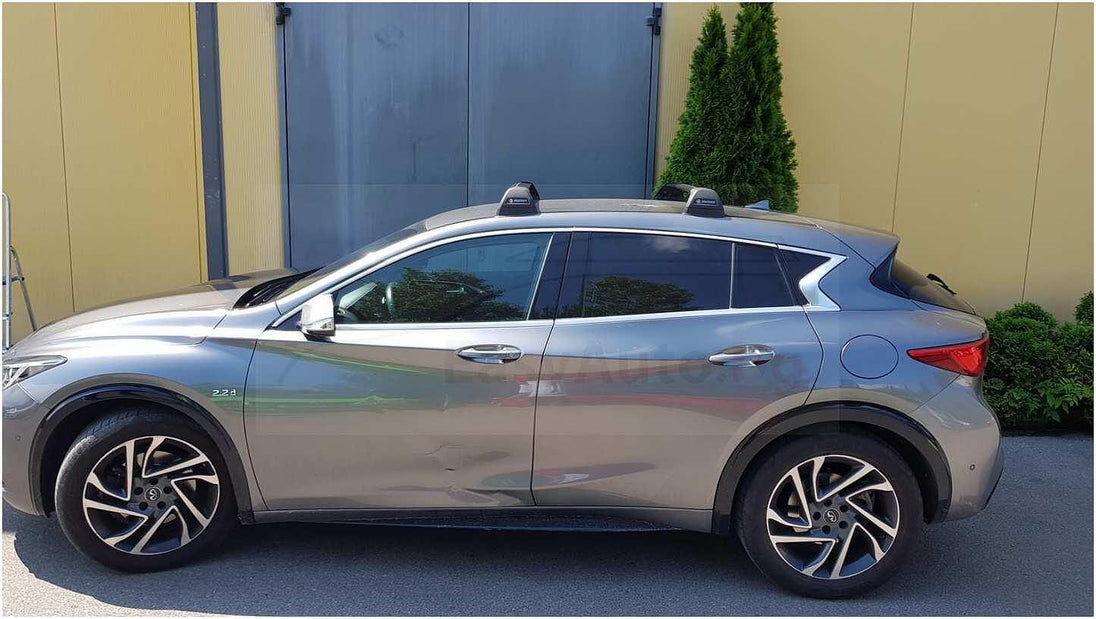 Напречни греди за Infiniti Q30, Mercedes B-класа W246 и A-Класа W176 и W177 - Yakima Flush черни