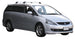 Напречни греди за Mitsubishi Grandis модел без надлъжни греди - Yakima Flush Черни