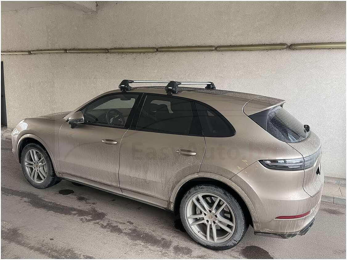 Сиви Напречни товарни греди Thule EDGE 7205 за Porsche Macan модел след 2014 година БЕЗ надлъжни греди