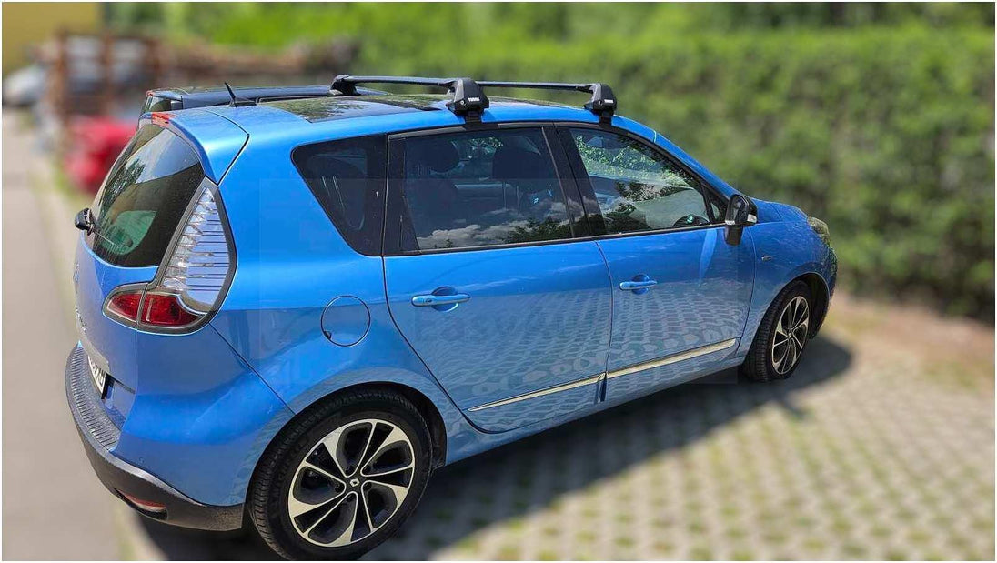 Напречни товарни греди Thule EDGE Black 7205 за Renault Scenic от 2009 до 2016 година