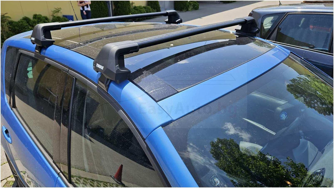 Напречни товарни греди Thule EDGE Black 7205 за Renault Scenic от 2009 до 2016 година