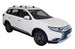 Сиви аеродинамични греди Yakima Flush за Mitsubishi Outlander модел от 2012 до 2017 година