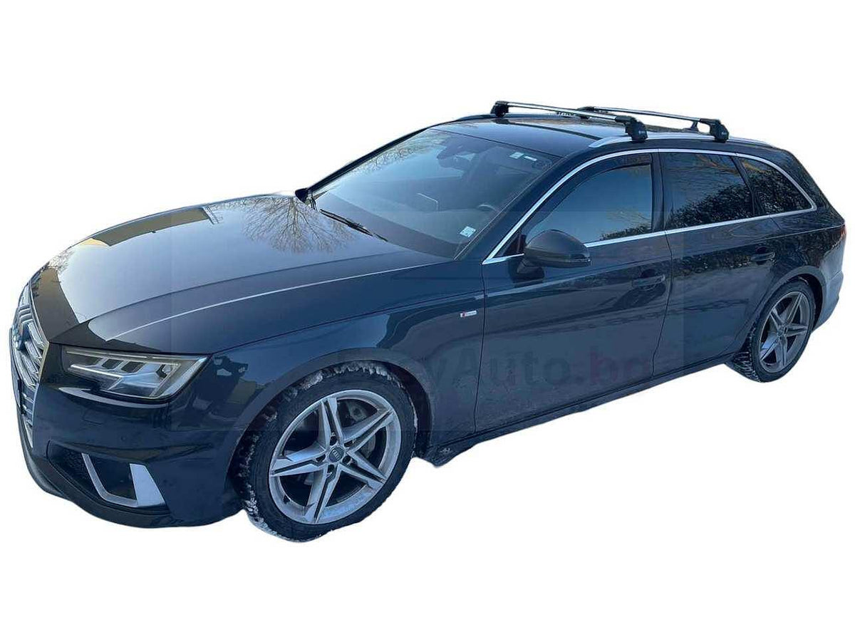 Сиви аеродинамични товарни греди Turtle AIR2 за Audi A4 Avant B9 след 2015 до 2024 година