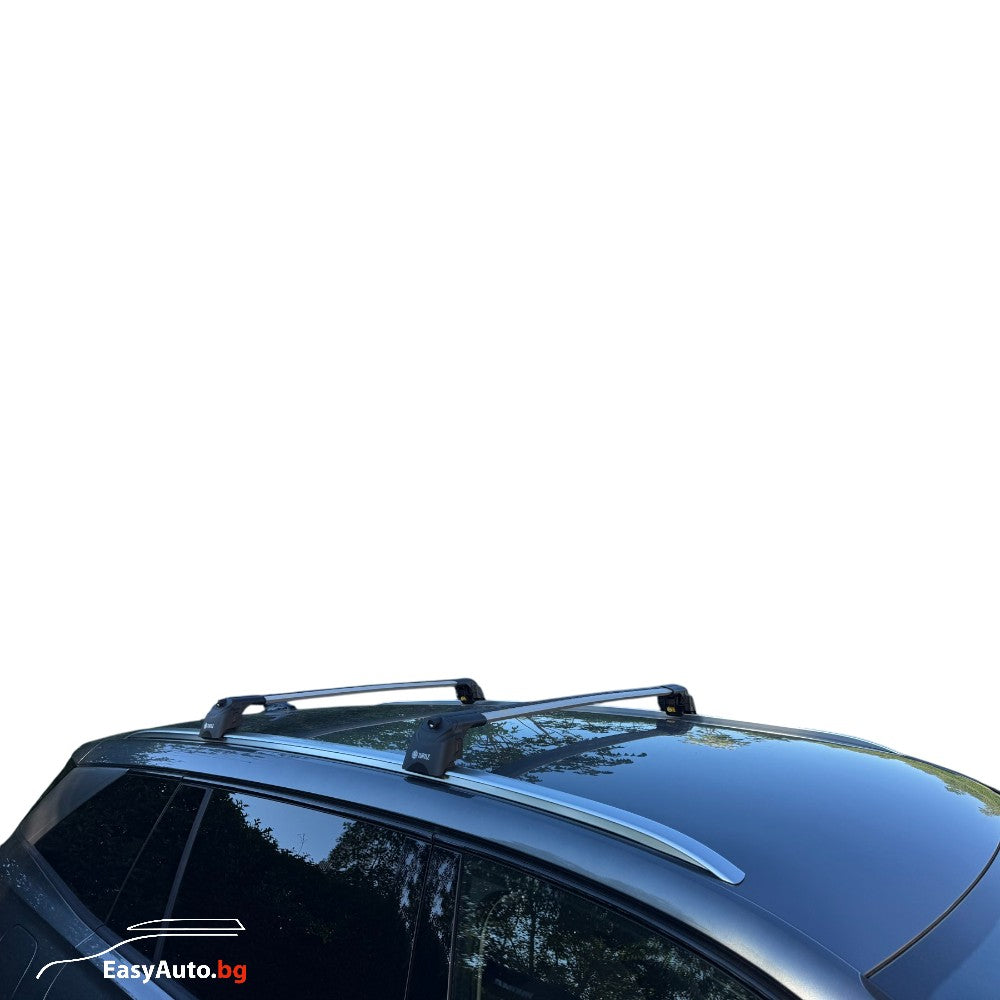 Сиви аеродинамични товарни греди Turtle AIR2 за Skoda Kodiaq от 2024 година и нагоре
