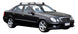 Сиви супер аеродинамични греди Yakima Flush за Mercedes E-класа Седан от 2002 до 2009 година