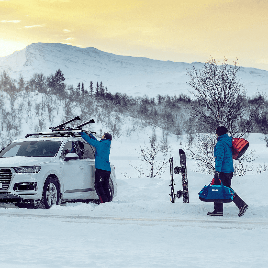 Ски багажник Thule SnowPack Extender - до 5 чифта ски