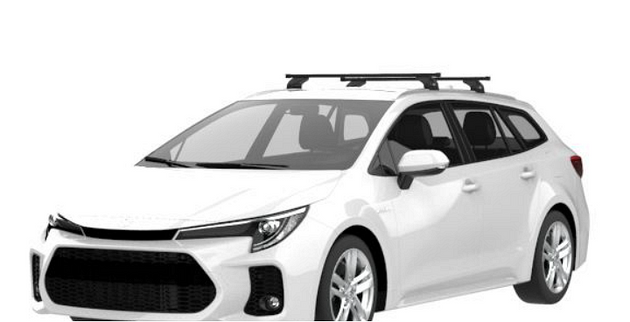 Стоманени греди Cruz Oplus S-Fix за Toyota Corolla комби модел от 2019 година и нагоре с плътни надлъжни греди