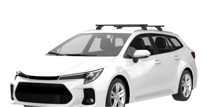 Стоманени греди Cruz Oplus S-Fix за Toyota Corolla комби модел от 2019 година и нагоре с плътни надлъжни греди