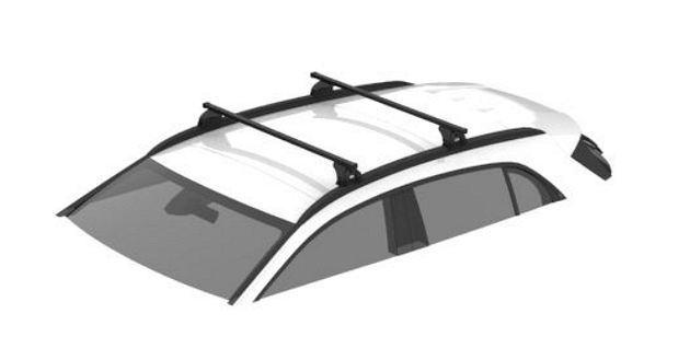 Стоманени греди Cruz Oplus S-Fix за Kia EV3 модел от 2023 година и нагоре с плътни надлъжни греди