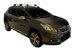 Черни Yakima Flush греди за Peugeot 2008 2013-2020 със стандартни надлъжни греди